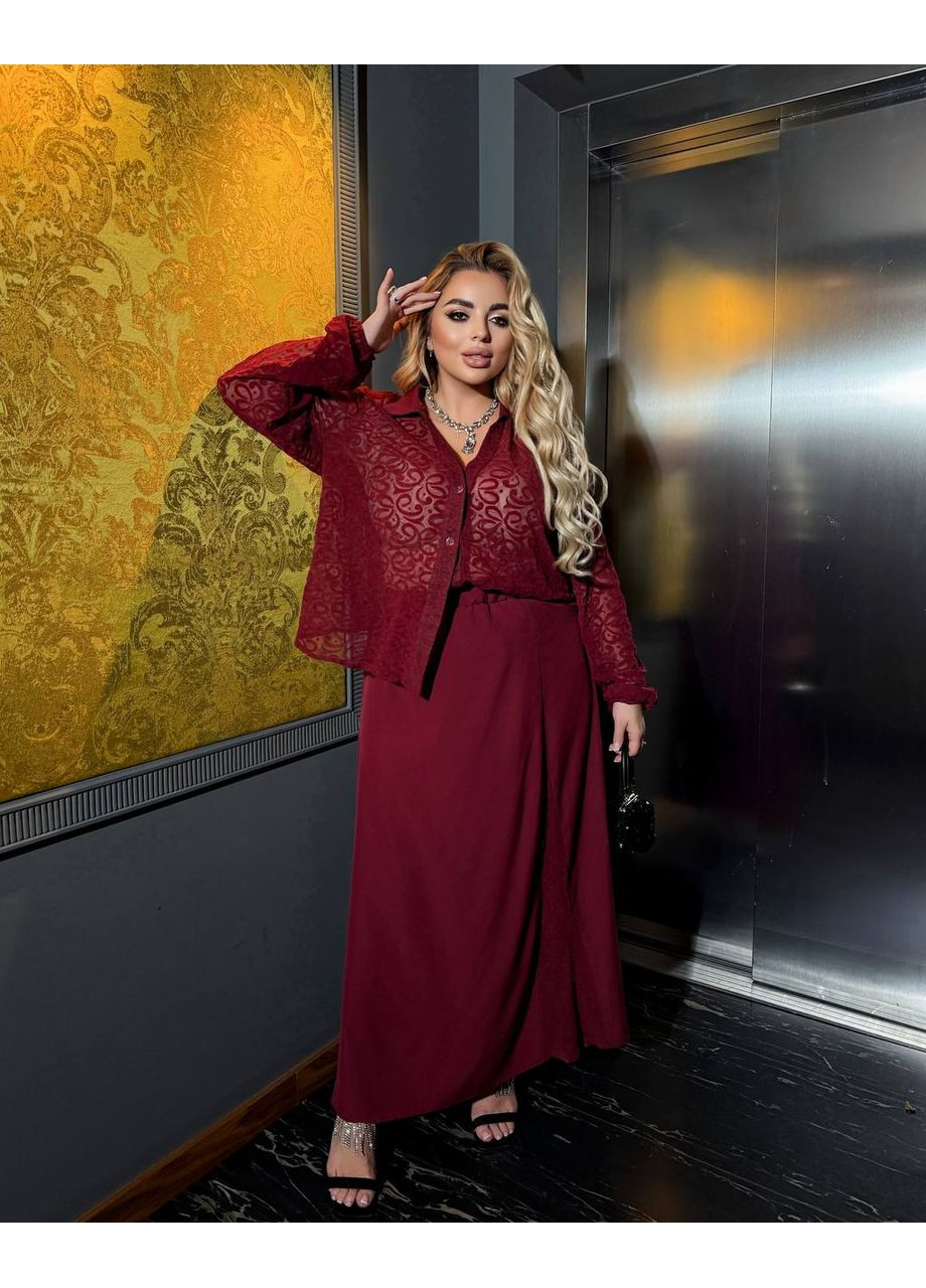 Костюм 2-ка — Рубашка + Юбка — ЗАМЕР В ОПИСАНИИ GD/GL Модний простір (370146582)