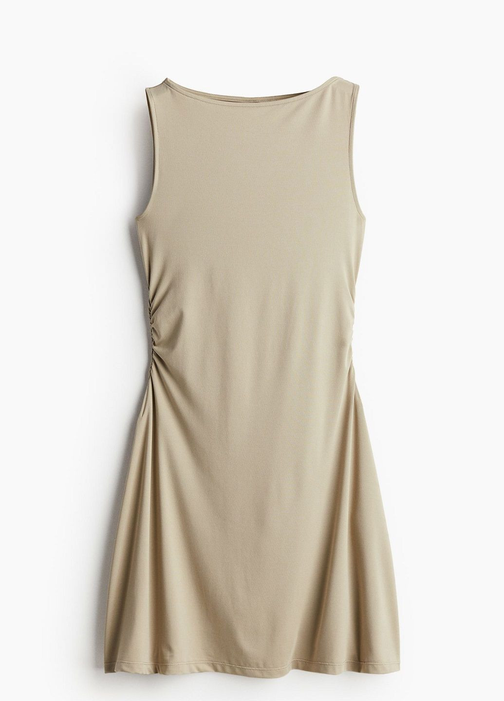 Пісочна кежуал сукня H&M однотонна