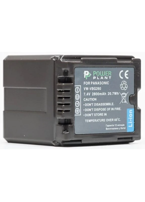 Аккумулятор для фото/видео Panasonic VW-VBG260 Chip (DV00DV1276) PowerPlant (400481172)