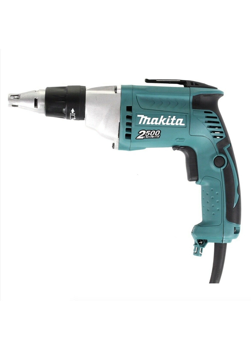 Мережевий шурупокрут для гіпсокартону FS2300 (570Вт, 25Нм, 1/4") з регульованою глибиною закручування (4616) Makita (295036965)