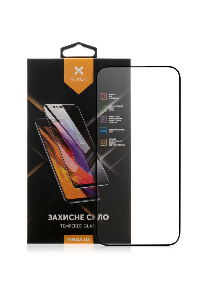 Скло захисне (m319427) Vinga Apple iPhone 15 Plus (367063270)