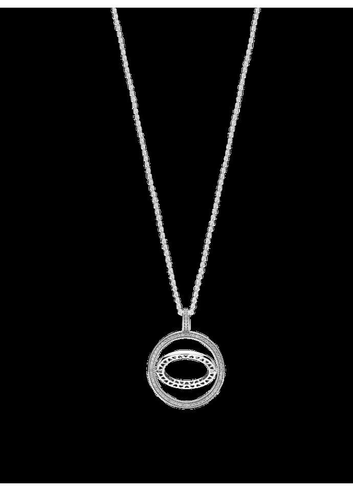 Срібне намисто Пандора з фірмовим логотипом 397410CZ Kabluchka (355462795)