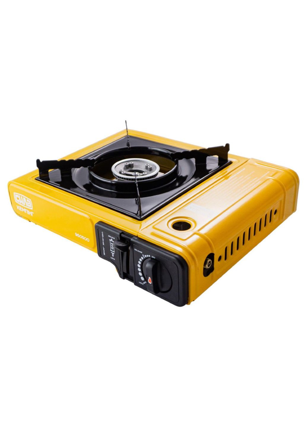 Газова туристична плита з п'єзопідпалом для приготування їжі 342 x 285 x 113 мм Сила (332986541)