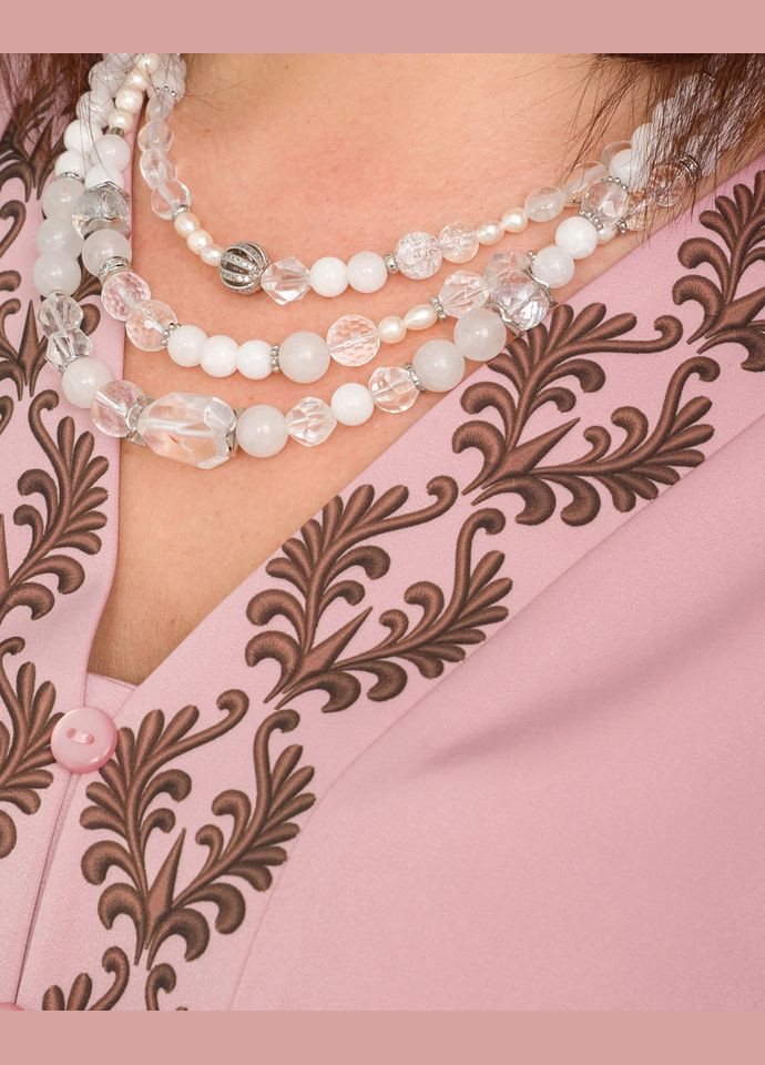 Темно-розовое платье 14550-3 Alenka Plus