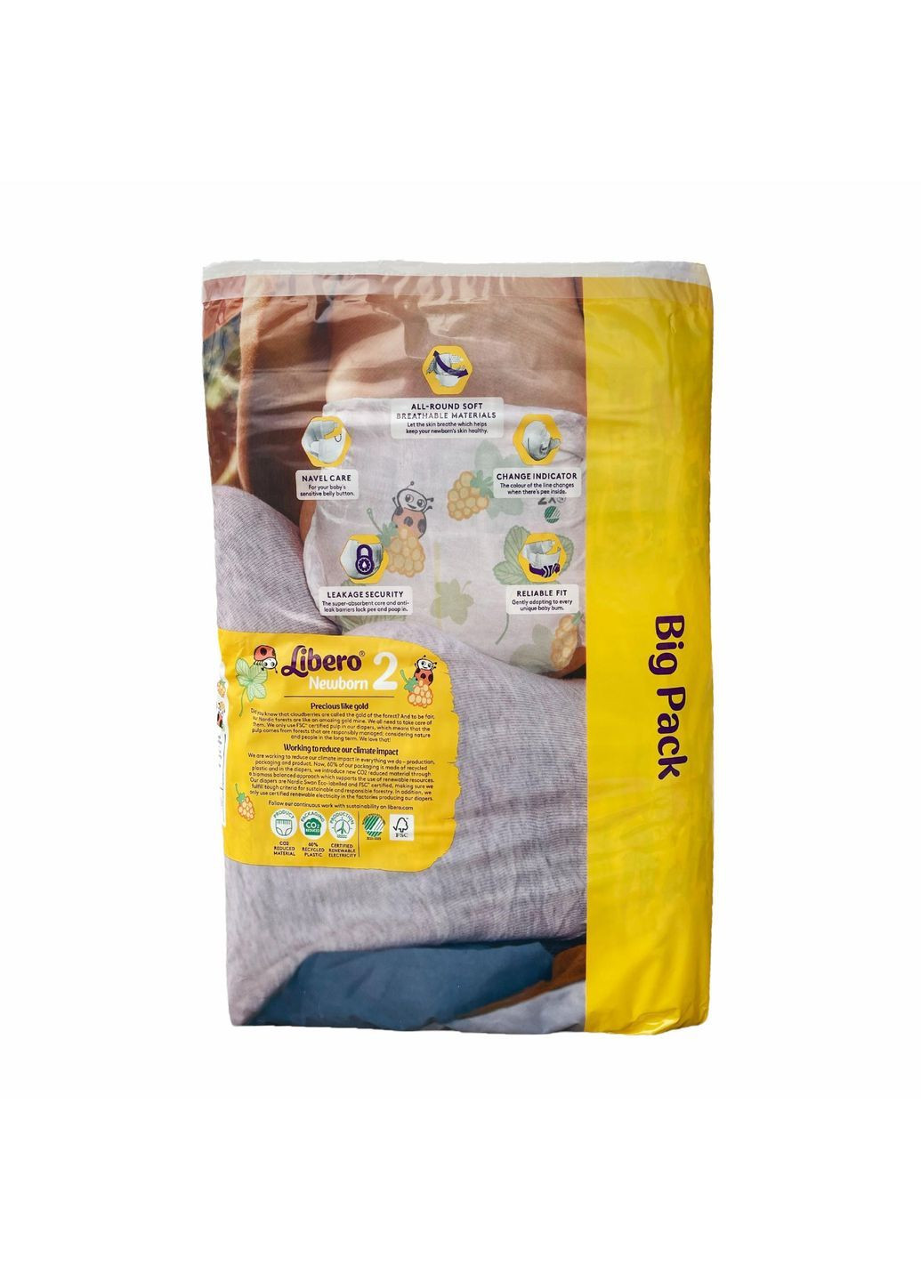 Подгузники Newborn 2 3-6 кг 86 шт Libero (369458255)