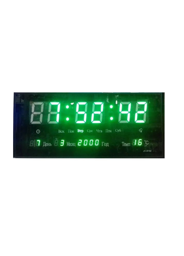 Часы 3615 с подсветкой, Зеленый Art (285792415)