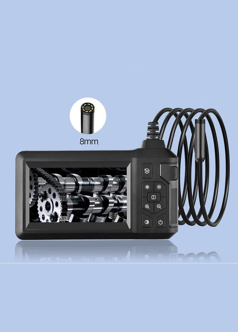 Ендоскоп автомобільний з монітором 4.3" ZCF К4 8 мм з жорстким кабелем + насадки 1 м (R051160) Xiamen (317297500)