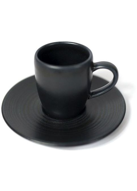Чашка для кофе Mesa Black Sand Café Clean 110 мл Mesa Ceramics (324250232)