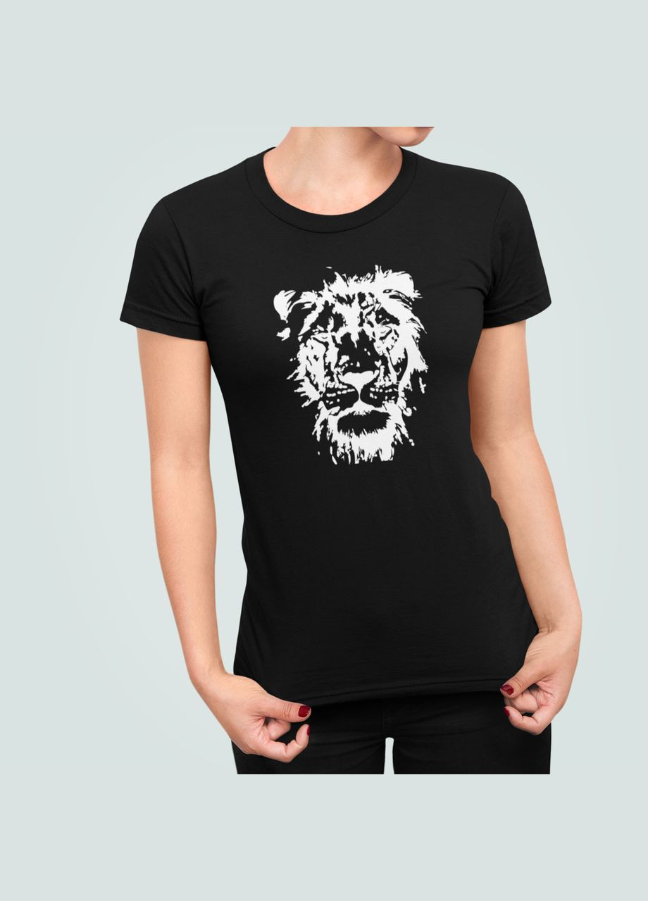 Женская футболка с принтом Лев Stedman - (332989463)