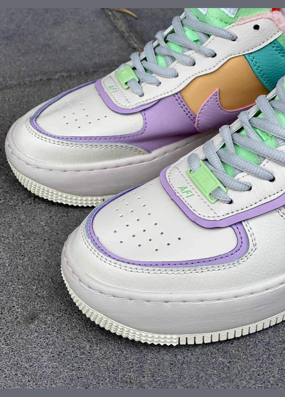 Кросівки зимові жіночі Nike Air Force 1 Shadow winter beige fur | Найк Аір Форс 1 Шедов бежеві з хутром No Brand бежеві зими (309006091)