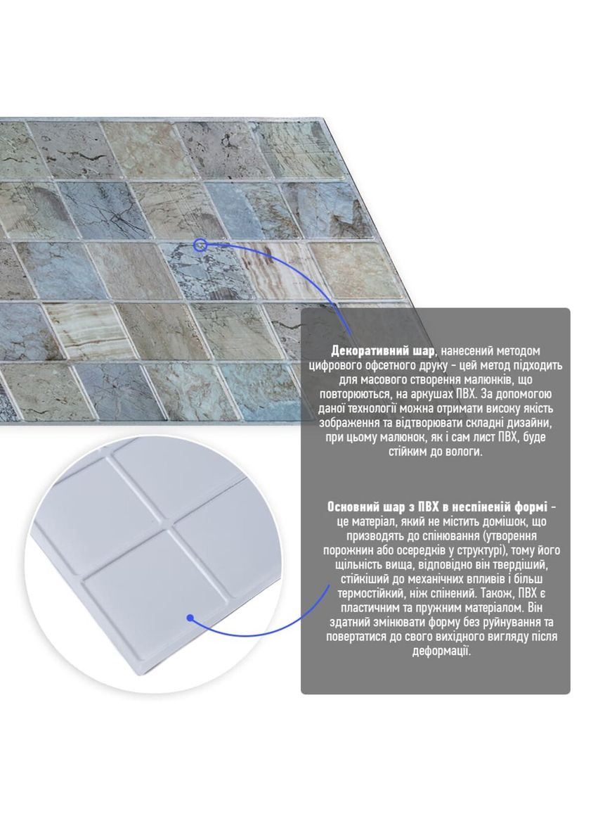 Декоративная панель ПВХ 960х480х4мм SW-00002480 Sticker Wall (362115527)