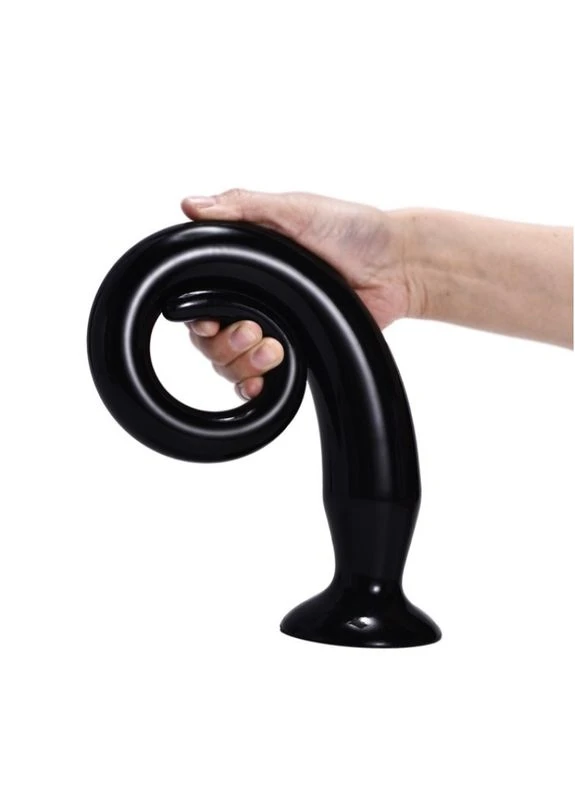 Чорна довга анальна пробка для фістингу Anal Fisting Plug Bdsm4u (382686883)