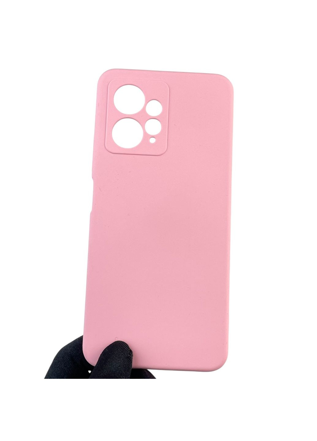 Чохол для Redmi Note 12 4G силіконовий з мікрофіброю нековзний на сяомі редмі нот 12 4г рожевий Xiaomi (366386193)