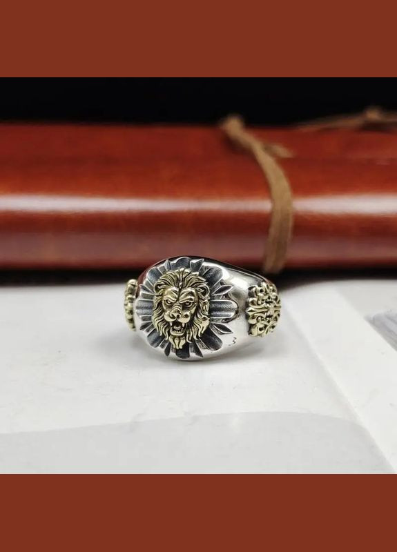 Кольцо в виде головы льва Могущественный господствующий Лев размер регулируемый от 19 Fashion Jewelry (288129404)