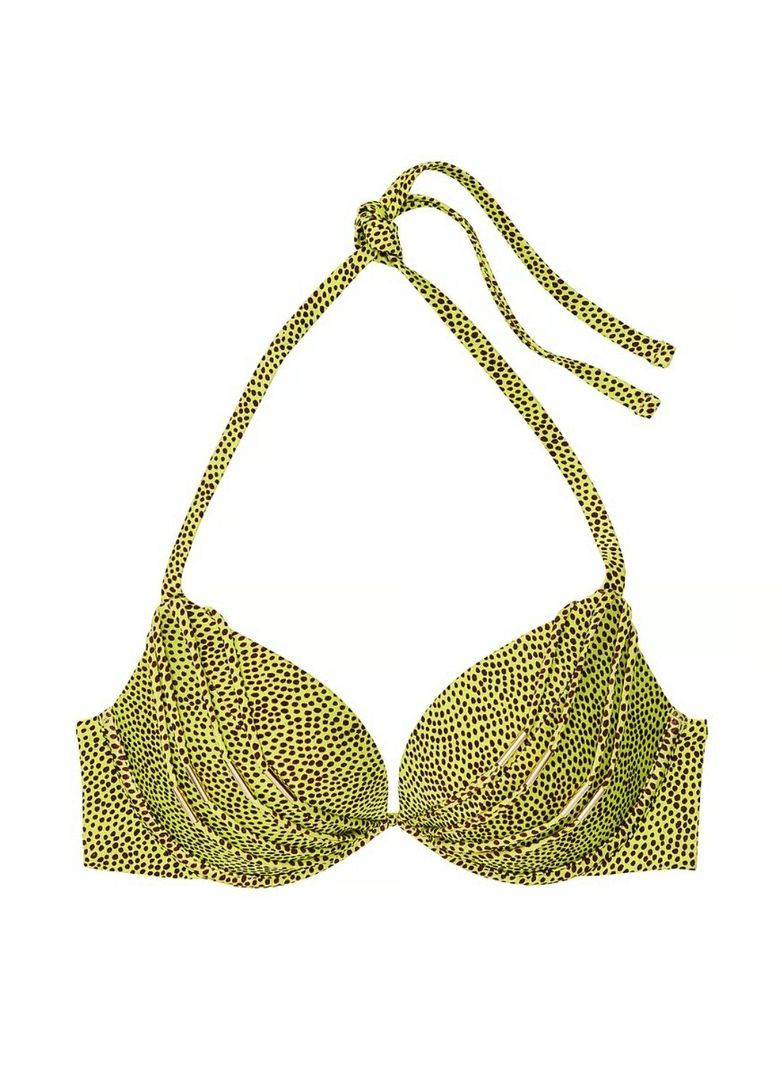 Лаймовый демисезонный раздельный яркий купальник (m) раздельный Victoria's Secret купальник роздільний