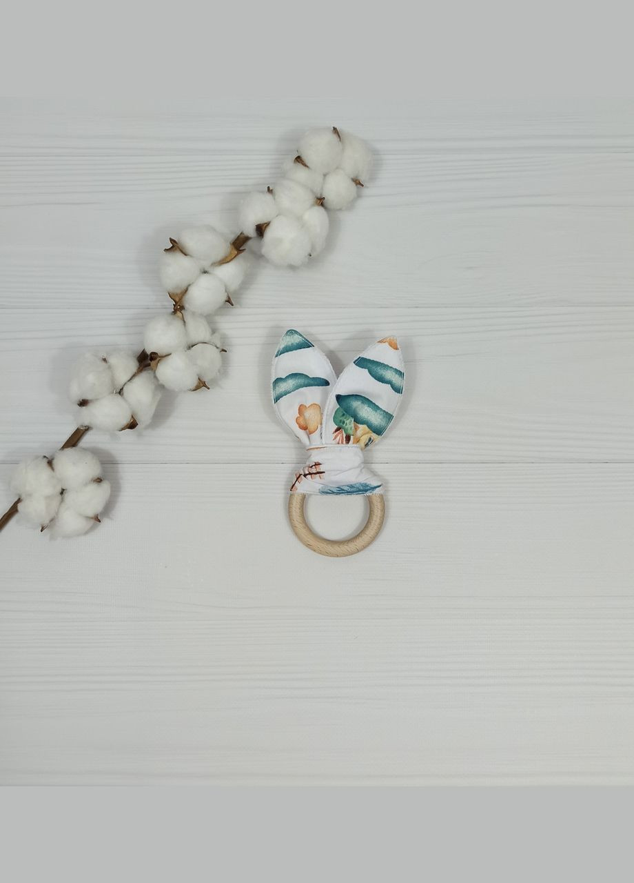 Игрушка комфортер Мишка и Эко грызунок Шуршащие ушки a.l.babybox Поезд Коричневый тедди No Brand (315488184)