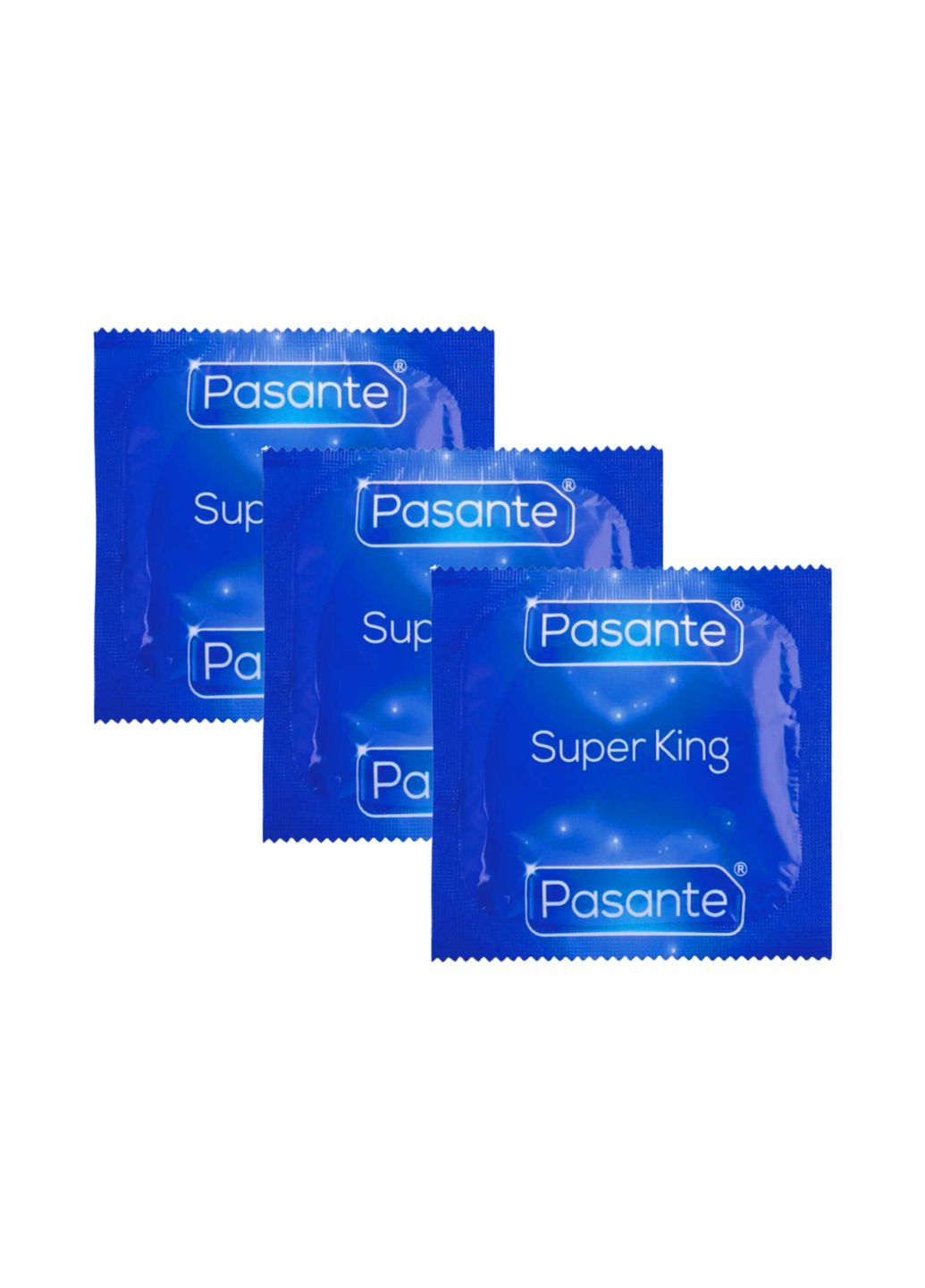 Презервативи Super King Максимально великого розміру 3 шт Pasante (361082267)