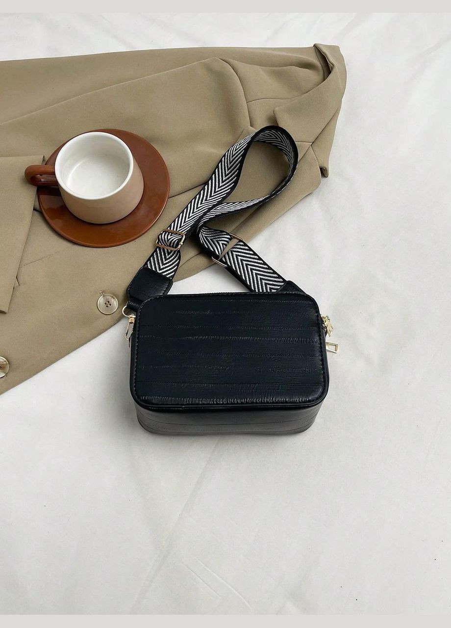 Жіноча сумка 8529 крос-боді чорна No Brand (306709471)