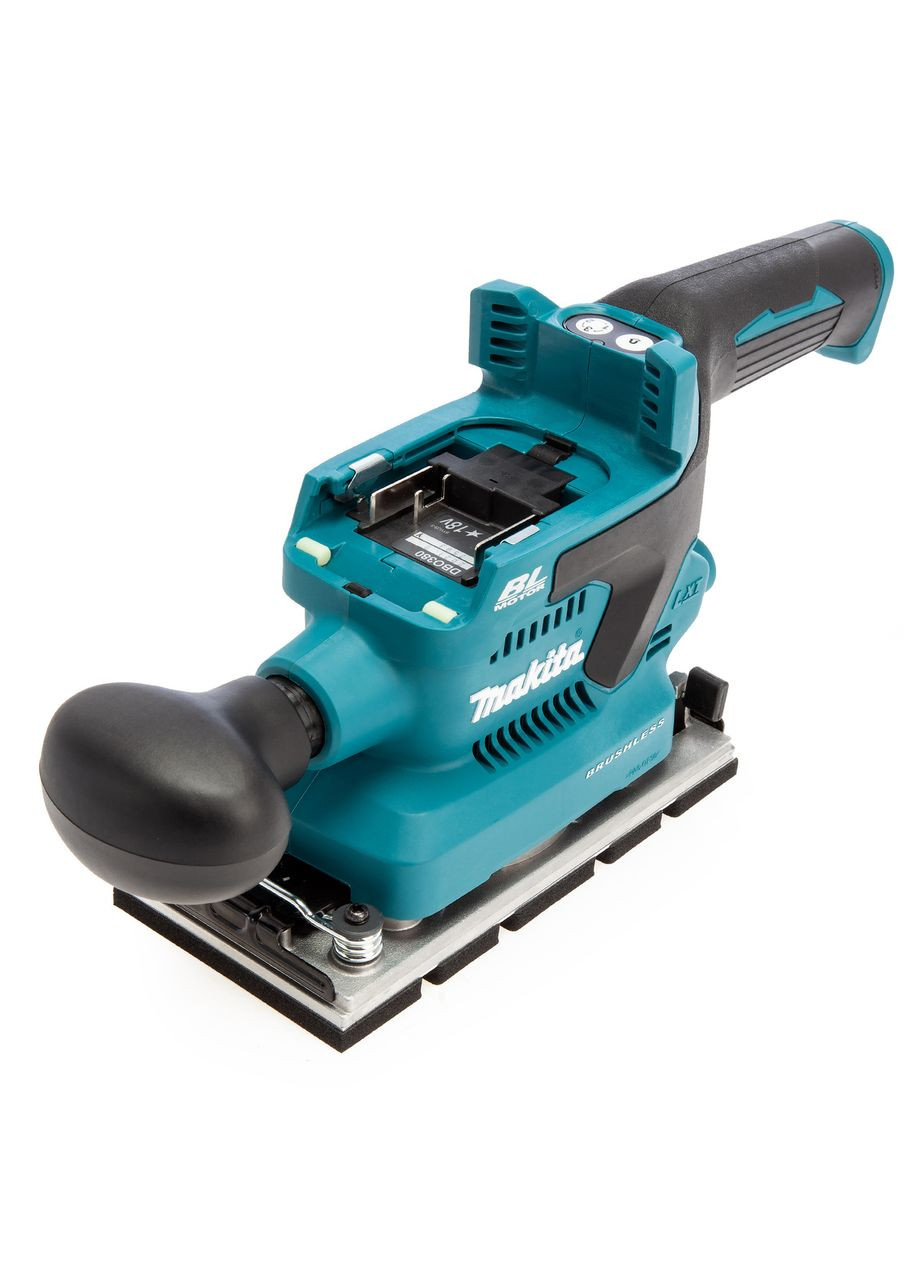 Акумуляторна Вібраційна шліфувальна машина DBO380Z (18 В, 93 x 185 мм) віброшліфмашини без АКБ і зарядного пристро (7241) Makita (295036891)