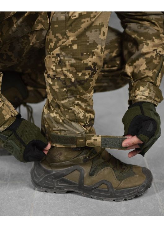 Тактический мужской демисезонный костюм 3 в 1 Рип-стоп пиксель No Brand