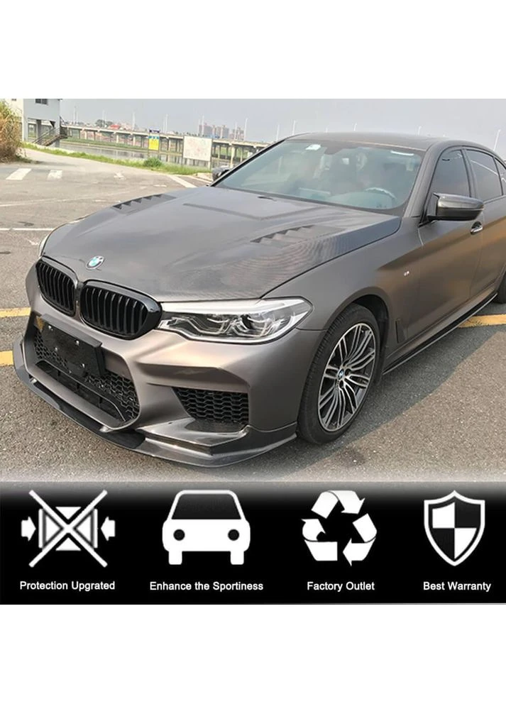 Накладка на передний бампер Lip V1 (для M5 F90 2017-2020, Карбон) для 5 серия G30/G31 гг BMW (392171587)