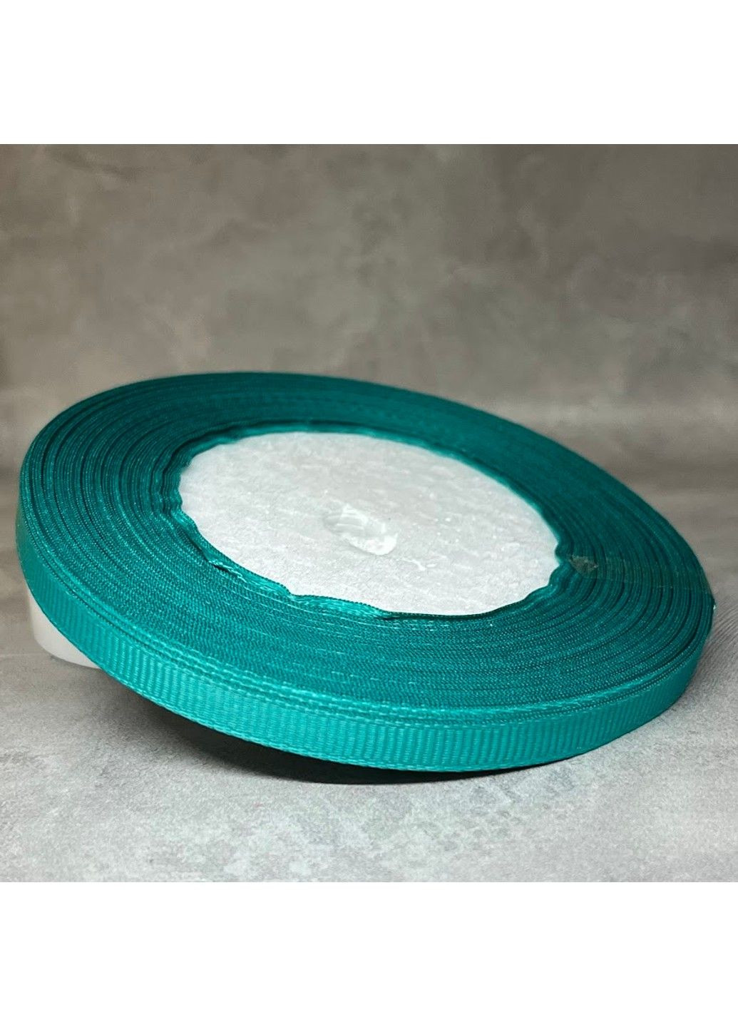 Репсова стрічка 0,6 см, колір бірюзовий, арт 016446, 23 м No Brand (316260468)