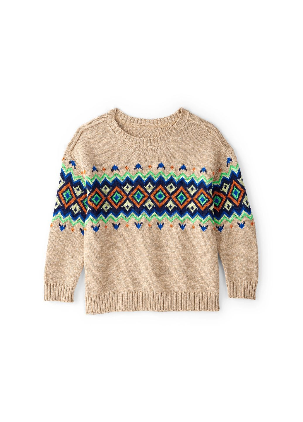 Бежевый зимний свитер для мальчика 88-93 см (2u005010_2t) Carter's