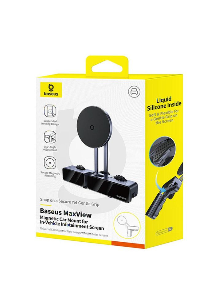 Холдер MaxView Magnetic Car Mount for In-Vehicle Infotainment Screen Grey Baseus (341316806)