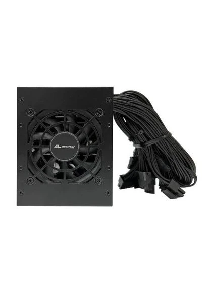 Блок живлення 550 Вт, SFX, Black, 80+ Bronze, Active PFC, 80 мм, 2xMolex / 3xSATA / 2x6+2-pin / 1x4+4-pin / 1x20+4-pin, Almordor (395341584)