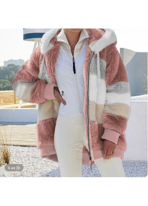 Комбінована демісезонна куртка жіноча мяка на блискавці No Brand