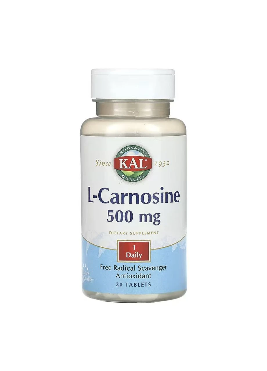 L-Carnosine 500mg - 30 капс. KAL (392264462)
