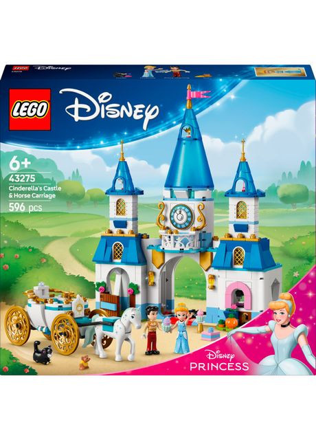 Конструктор Disney Princess Замок Золушки и карета (43275) Lego (369941860)