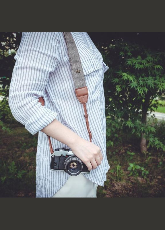 Винтажный ремень на плече для зеркальной фотокамеры, универсальный ремень на шею Коричневый (код: IBX008K) Digital (348321811)