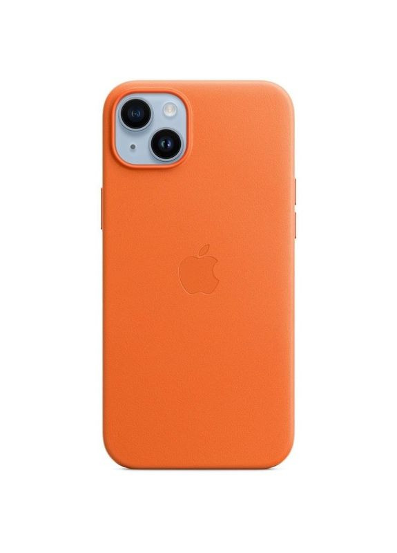 Чохол-накладка Leather Case with MagSafe для iPhone 14 Plus Orange (MPPF3) Apple (341491459)