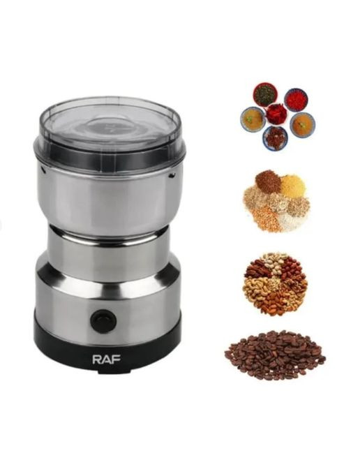 Мощная кофемолка електрическая для дома 300W кофе и специй, зерна, орехов, семян, трав сіра - KS293 kod - 0445 RAF (326798605)