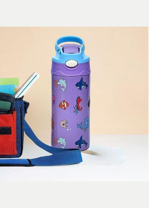 Термос поильник детский с трубочкой Ocean 350 мл Stenson (342098908)