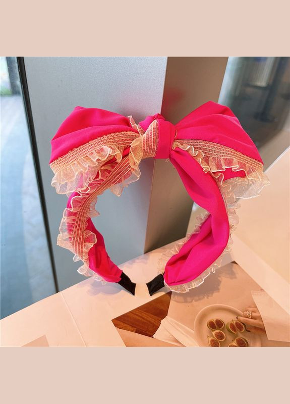 Обруч дитячий з бантом і мереживами ( ) (12434) Qoopixie (334303715)