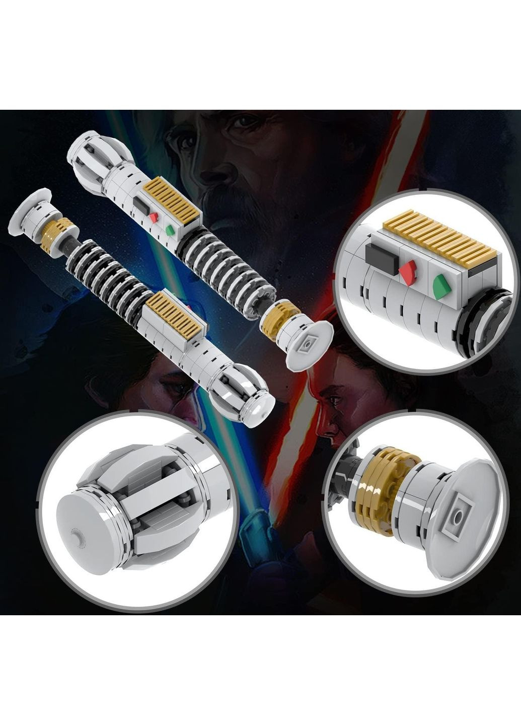 Конструктор 145 деталей 40730 Световой меч Люка Скайвокера Star Wars Набор для сборки Декор 14+ лет No Brand (363967257)