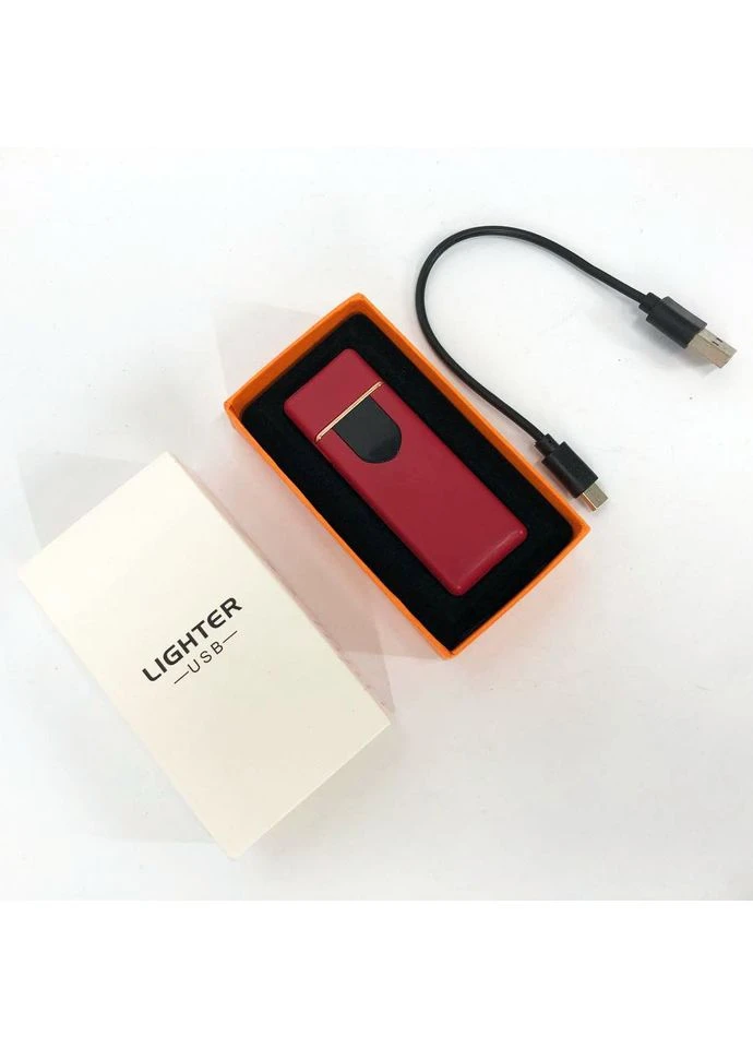 USB запальничка USB, Сенсорна запальничка із заряджанням від ЮСБ Подарунок хлопцю LF-48 No Brand (378153444)