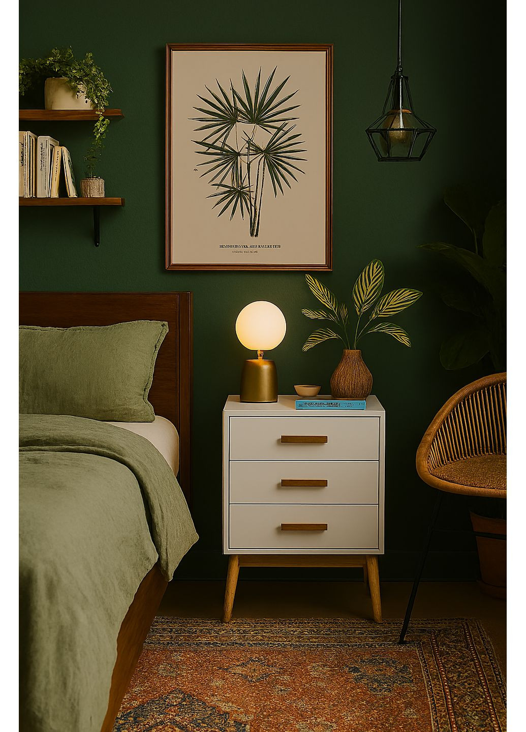 Тумба прикроватная AVESTA на три ящика в скандинавском стиле Chomik (361951555)