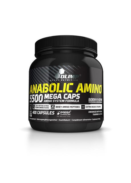 Амінокислотний комплекс Anabolic Amino 5500 Mega Caps 400 капсул Olimp (307091260)