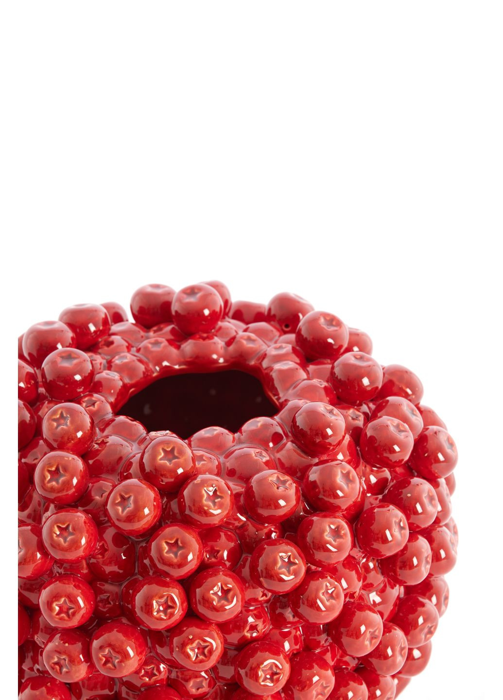 Ваза с джетфруктами эксклюзивная ручная работа зеленого цвета высота 30 см (5741176) Light&Living (365824565)