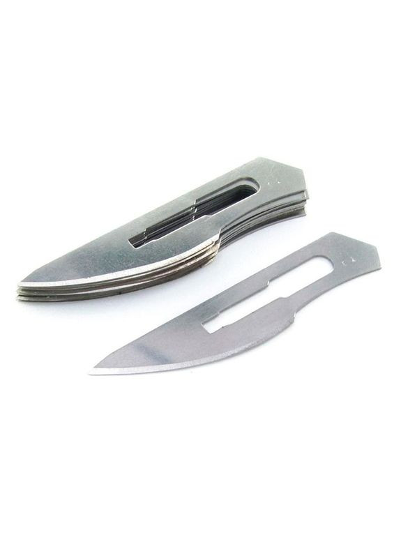 Леза скальпеля RJ №23 для плоских ручок, упаковка 10шт. No Brand (322566806)