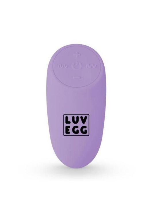 Вагінальне яйце з вібрацією та дистанційним пультом Luv Egg XL лілове No Brand (303896896)