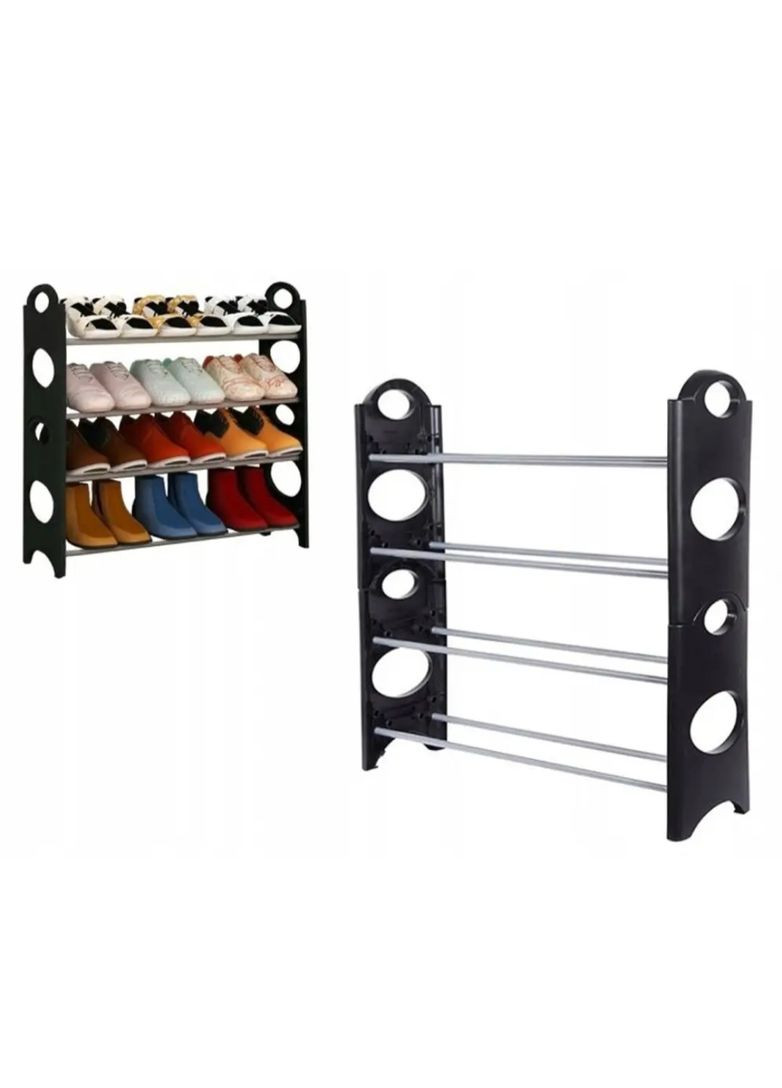 ПОЛКА ДЛЯ ОБУВИ STACKABLE SHOE RACK НА 12 ПАР ОБУВЬ No Brand (349445465)