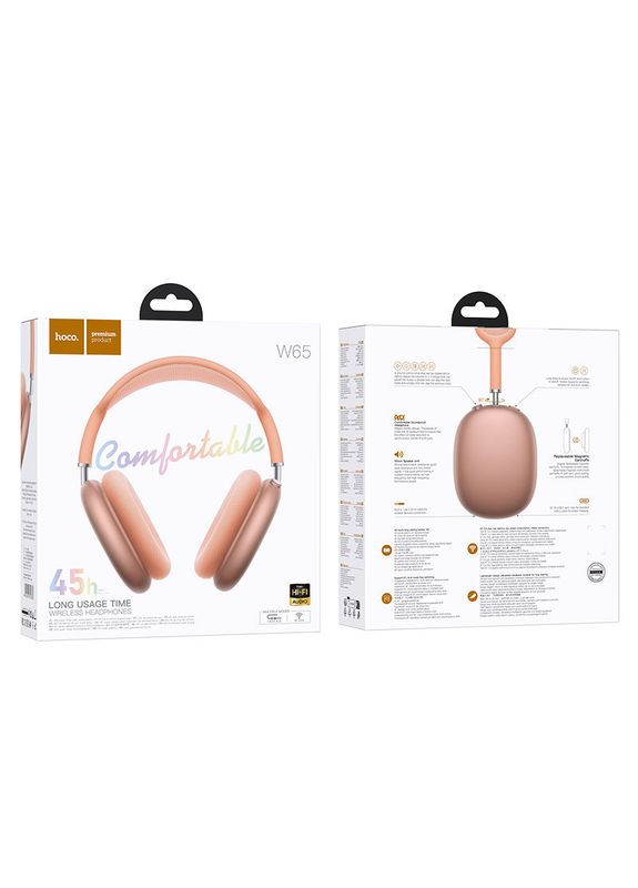 Накладні бездротові навушники W65 Happy Hoco (363981774)