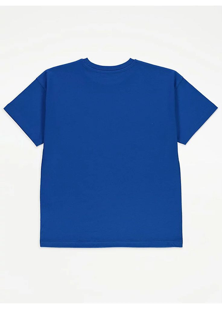 Синяя летняя детская футболка для мальчика 86-92 см синий (250329008) George