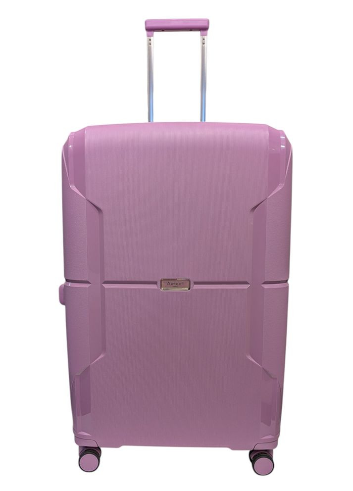 Чемодан большой (L) 245 полипропилен Розовый AIRTEX (366737386)