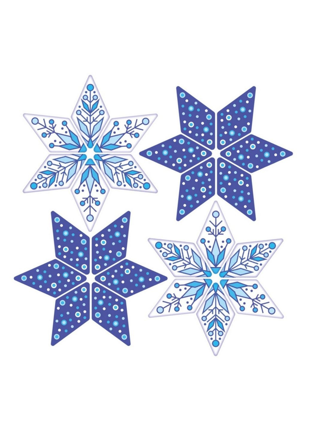 Детская развивающая игра Первый снег, 54 плашки 4,5х14,5х14,5 см Мальви (289460806)