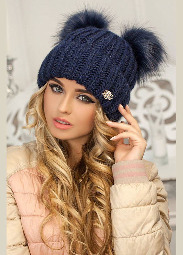 Шапка с двумя бубонами Людисия Braxton (325220169)